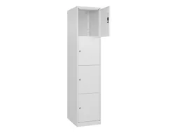 lockerkast,HxBxD 1850x400x500mm,1x4vakken,vak B 400mm,cil.-slot