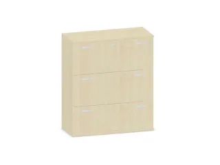 Hangmappenkast 1150X1000X430Mm 3Hangmappenframes Esdoorn - 1