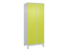 locker,HxBxD 1950x800x500mm,2vak,vak B 400mm,cil.-slot,voeten