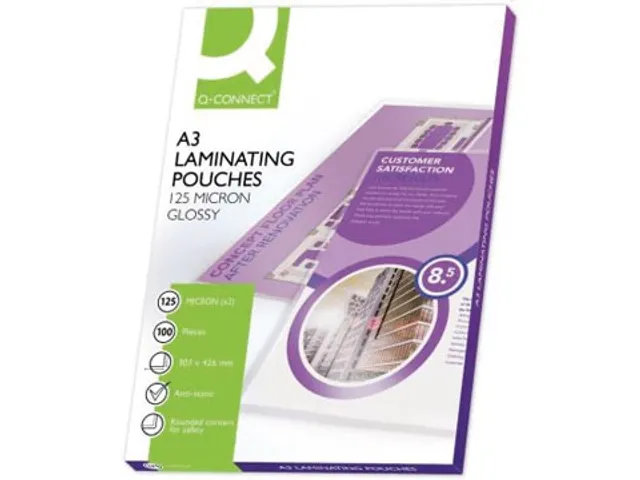 Lamineerhoes A3 Glanzend 303x426mm 2x125 Micron Doos 100 stuks