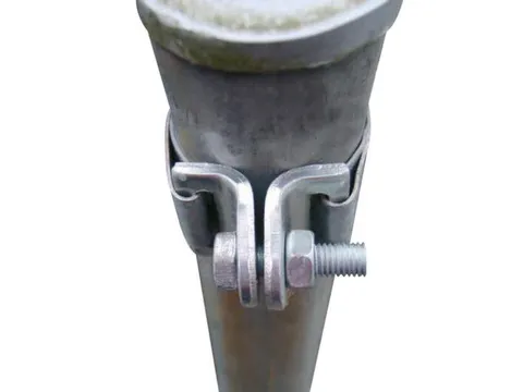 Klemmenband,V. Afvalbak,Paalmontage