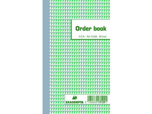 Orderboek Exacompta 175x105mm 50x3vel