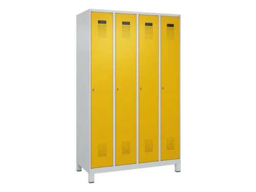 locker,HxBxD 1950x1200x500mm,4vak,vak B 300mm,cil.-slot,voeten