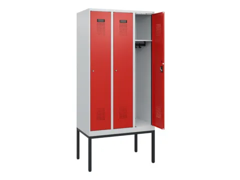 schoollocker,HxBxD 1950x900x500mm,3vak,vak B 300mm,cil.-slot