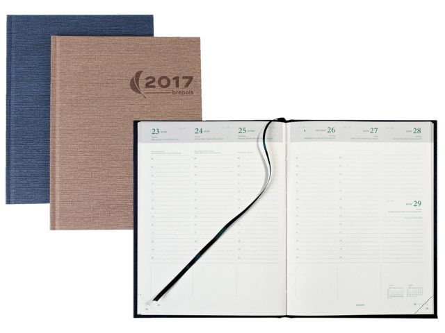 Brepols Agenda 2024 • Pocket Blossom • gebonden • hardcover • 10 x 15 cm •  Lichtblauw