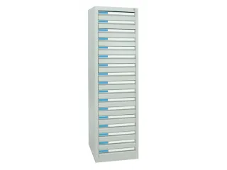 ladekast,HxBxD 1800x500x500mm,17lade(n),centr. vergrendeling - 1