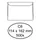 Envelop Hermes Bank C6 114x162mm wit Gegomd doos à 500 stuks