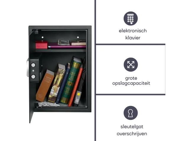 Elektronische Kluis 50x35x31cm 43 Liter