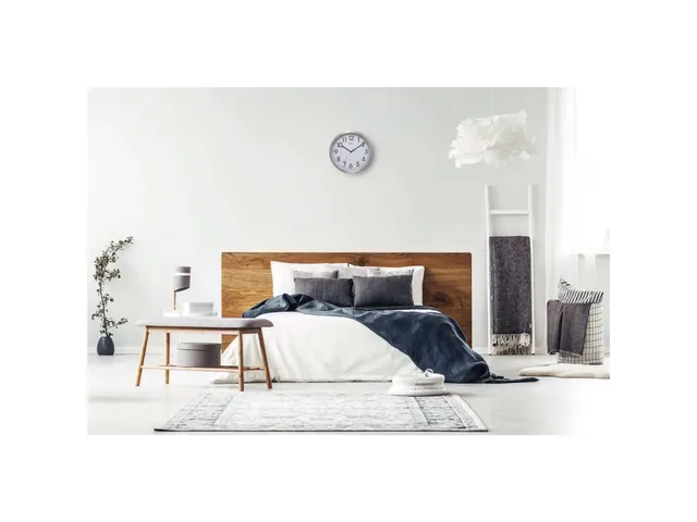 Wandklok MAUL Move RC Ø40cmxx4.5cm aluminium/wit incl.batterij