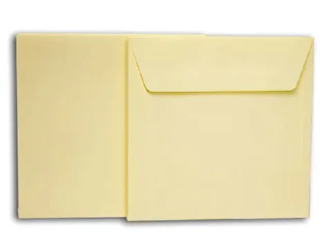 Envelop Papyrus Envelpack Design vierkant 140x140mm ivoor 894410 10 st