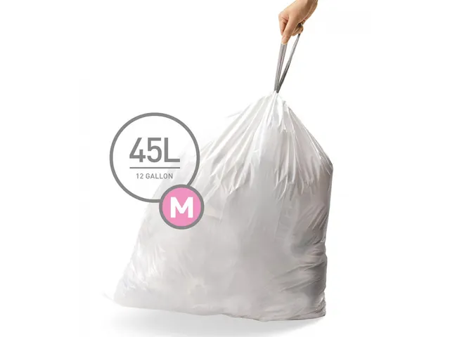 Afvalzakken 45 liter (M) wit, Simplehuman