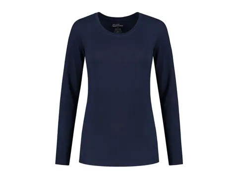 Santino Juna dames T-shirt met lange mouwen, marineblauw, maat M, per
