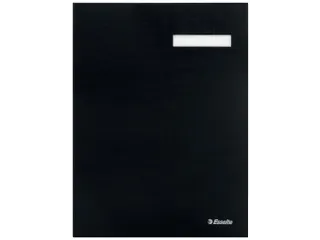 Vloeiboek Esselte 6210 karton 20 vakken zwart - 1