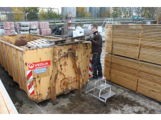 Montagetrap Aluminium H 0 6M 3Treden Incl. Platform Treden Traanplaat - 6