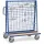 Materiaalwagens 1301 600kg 1200x800mm Ral5007 Draadgaas Ral5007