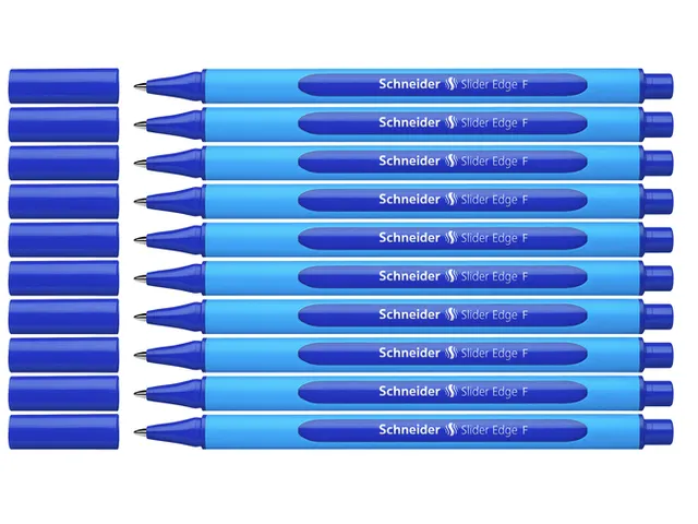 Balpen Schneider Slider Edge fijn blauw