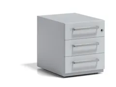 mobiel ladeblok,HxBxD 495x420x565mm,3lade(n),m. beugelgreep,cil.-slot