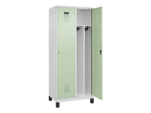 locker voor scheiding van kleding,HxBxD 1950x800x500mm,2vak
