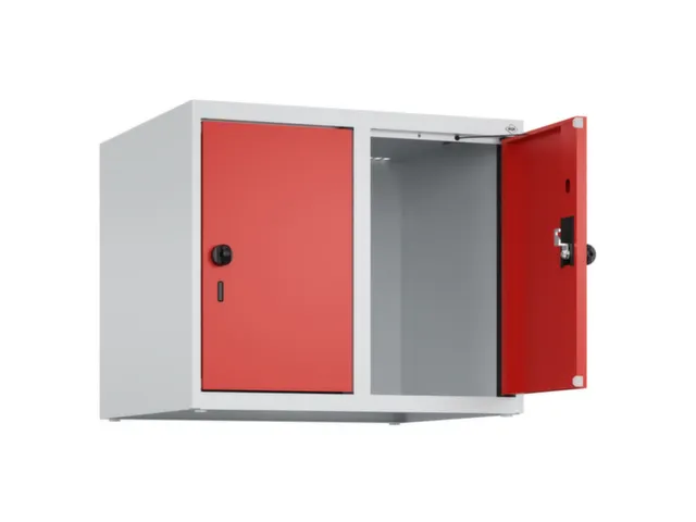opzetkast,v. locker,2vak.,vak B 300mm,HxBxD 500x600x500mm,draaigrendel