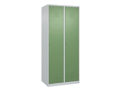 locker voor scheiding van kleding,HxBxD 1850x800x500mm,2vak