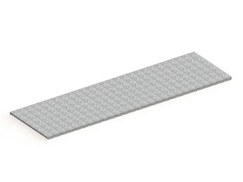 legbord van plaatstaal,v. palletstelling,BxD 2700x800mm,vakl. 2700kg