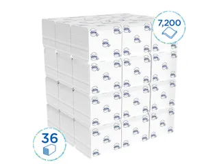 Toiletpapier Kleenex gevouwen tissues 2 laags 36x200stuks wit 8408 - 3