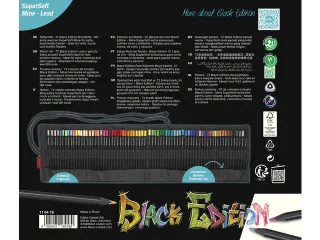 Kleurpotlood Faber-Castell Black Edition 72 stuks in roletui zwart - 9