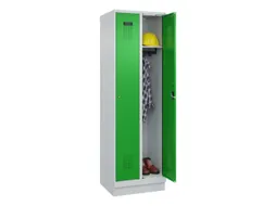 locker,HxBxD 1950x600x500mm,2vak,vak B 300mm,cil.-slot,sokkel
