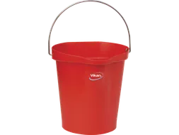 Hygiene 5686-4 emmer 12 liter rood, maatverdeling en schenktuit
