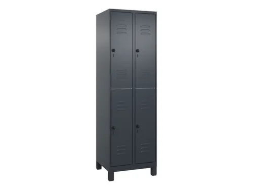 dubbeldekse locker,HxBxD 1950x600x500mm,2x2vak.,vak B 300mm