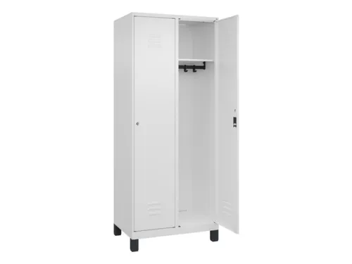 locker,HxBxD 1950x800x500mm,2vak,vak B 400mm,cil.-slot,voeten