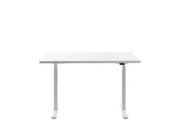 Elektrisch ihv bureau,HxBxD 700-1200x1200x800mm,blad wit,T-voet wit