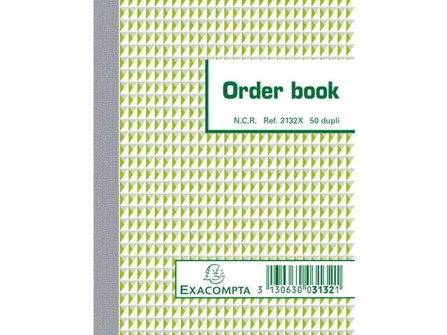 Orderboek Exacompta 135x105mm 50x2vel