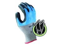 Handschoen S-Tex 376, Maat S Blauw Grijs Nitril