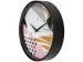 Horloge murale NeXtime 'Grace' Ø30cm plastique noir