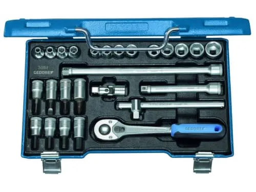 30 IMU-10 Dopsleutelset 3/8 inch 26-delig zeskant IN-IS-PH