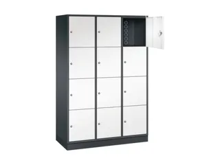 grootvolume-lockersysteem,HxBxD 1950x1220x500mm,3x4vakken,cil.-slot - 1