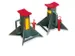 Hydraulische Krik Voor Zware Lasten Hefvermogen 4T Incl. 2Steunbokken