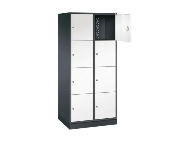 grootvolume-lockersysteem,HxBxD 1950x820x600mm,2x4vakken,cil.-slot