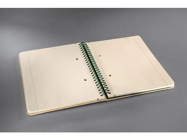 Bloc à spirales Conceptum, Nature Edition bamboo Hardcover 214x176x18