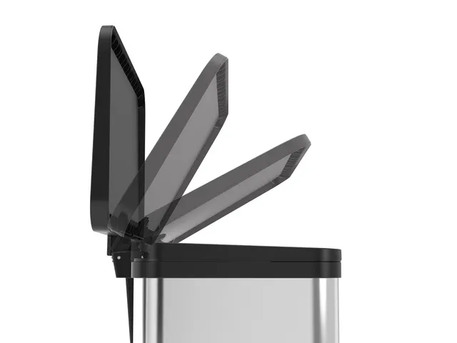 Gescheiden Afvalbak Öko Duo Plus 2 X 11 Liter, Hailo RVS