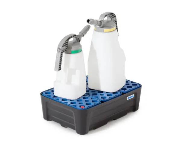 bac de rétention,p. bidons,vol. rétention 30l,HxlxP 180x592x400mm