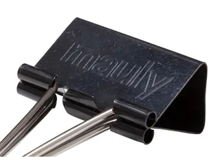 Papierklem MAUL 215 foldback 32mm capaciteit 13mm zwart - 1