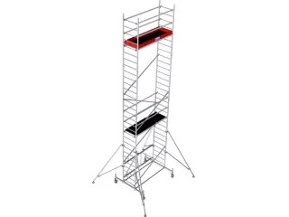 vouwsteiger,werk H 8,8m,steiger H 8m,platform BxD 2000x600mm,aluminium - 1
