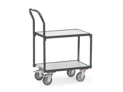 Esd-etageroller Met Duwbeugel 935400 250kg 605x405mm 2 Etages