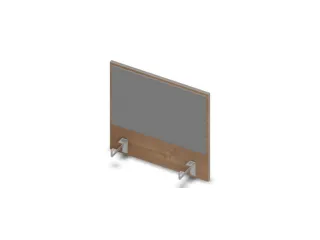 opzetpaneel bureau aanbouw zijkant NT-cherry BN8078-grijs 600mm - 1