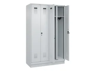 locker voor scheiding van kleding,HxBxD 1950x1200x500mm,4vak - 1