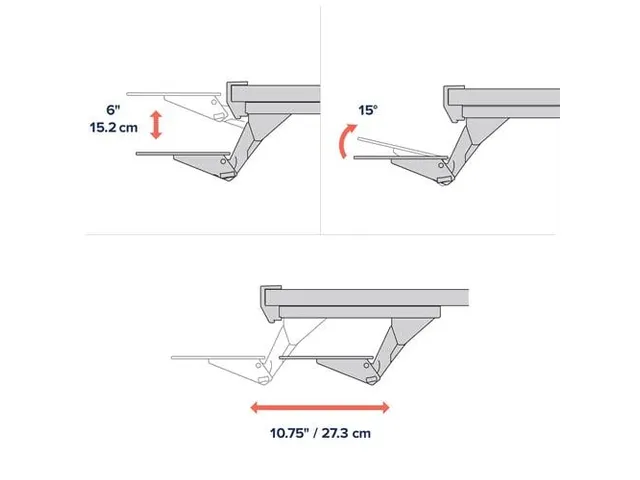 Bureau Toetsenbord Klem Neo Flex