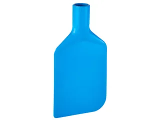 Hygiëne flexibel spatelblad Blauw met steelaansluiting 220mm - 1