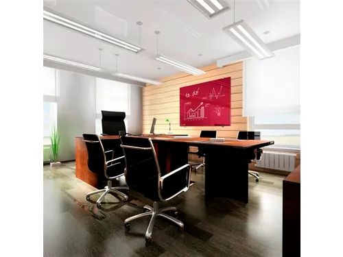 Glasbord 40x60cm Rood